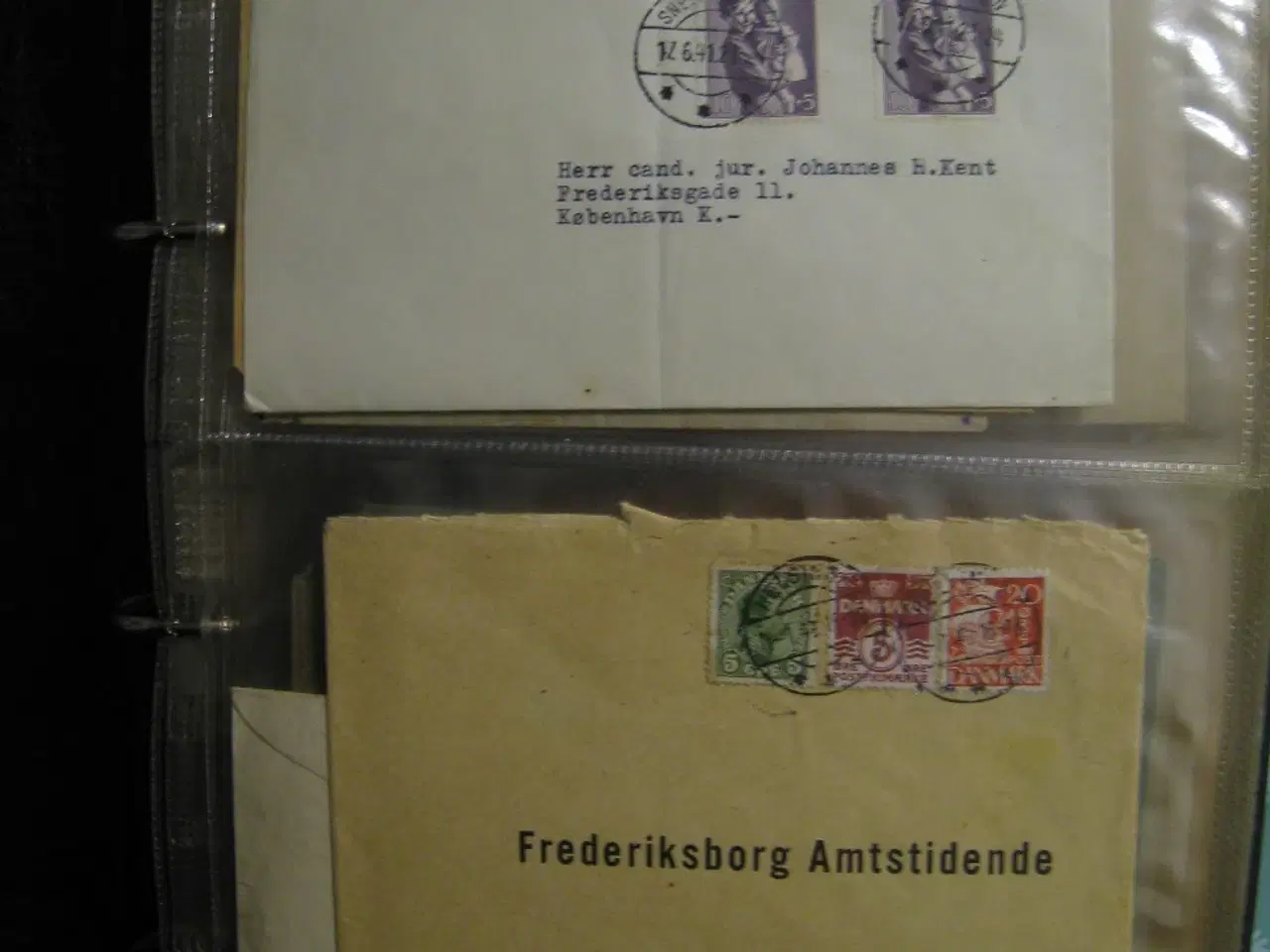 Billede 1 - 2 Superalbum med over 230 gamle breve osv.