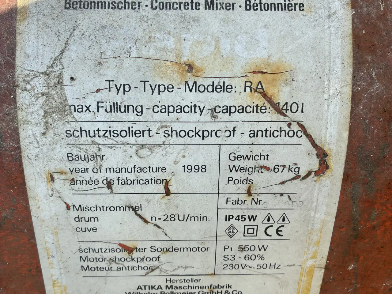 Billede 4 - Cementblander