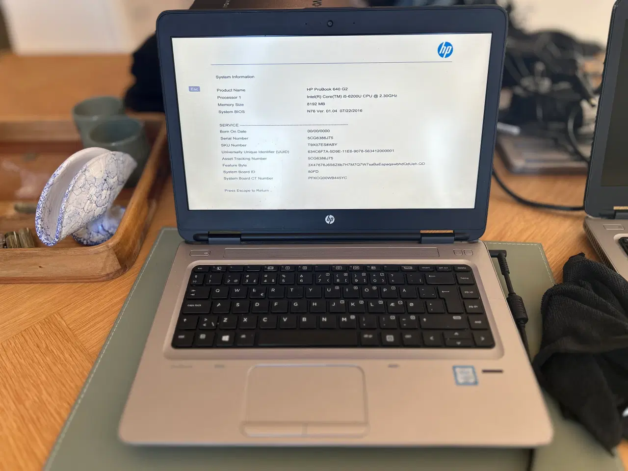 Billede 1 - HP ProBook 640 G2 NoteBook