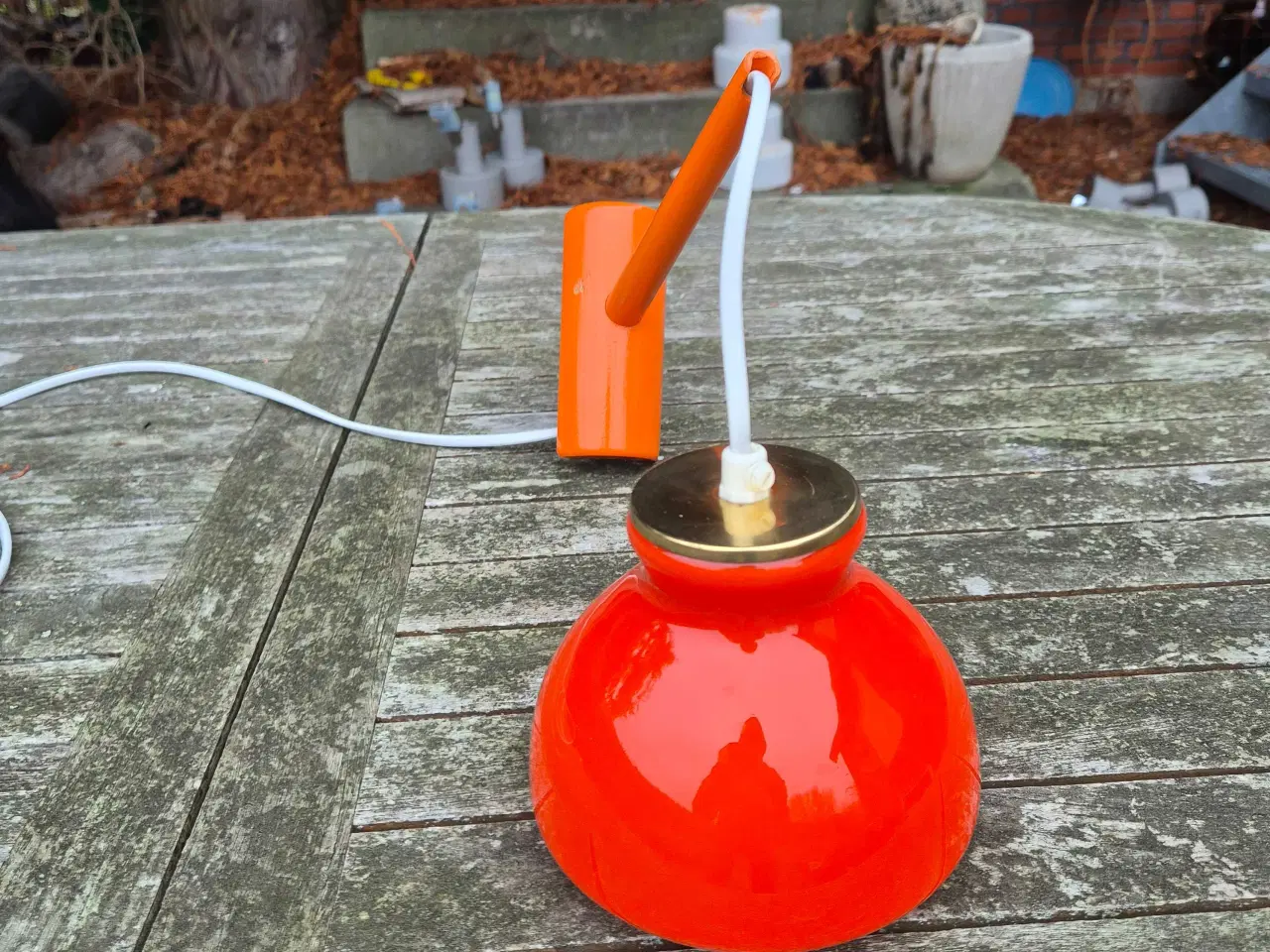 Billede 3 - Klassisk væglampe fra Holmegaard 