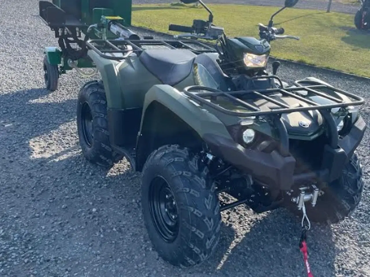 Billede 2 - Yamaha Kodiak 450 cc + Dk Tech Brændekløver 22 Ton