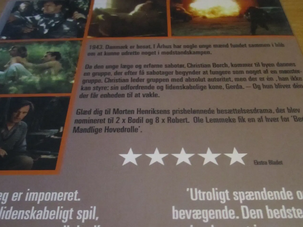 Billede 2 - DE NØGNE TRÆER. Dvd.