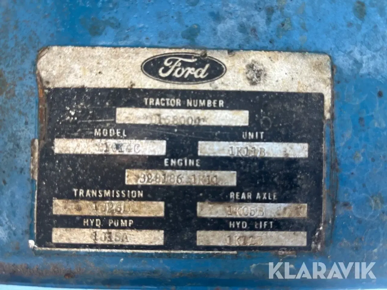 Billede 5 - Veterantraktor Ford 5000