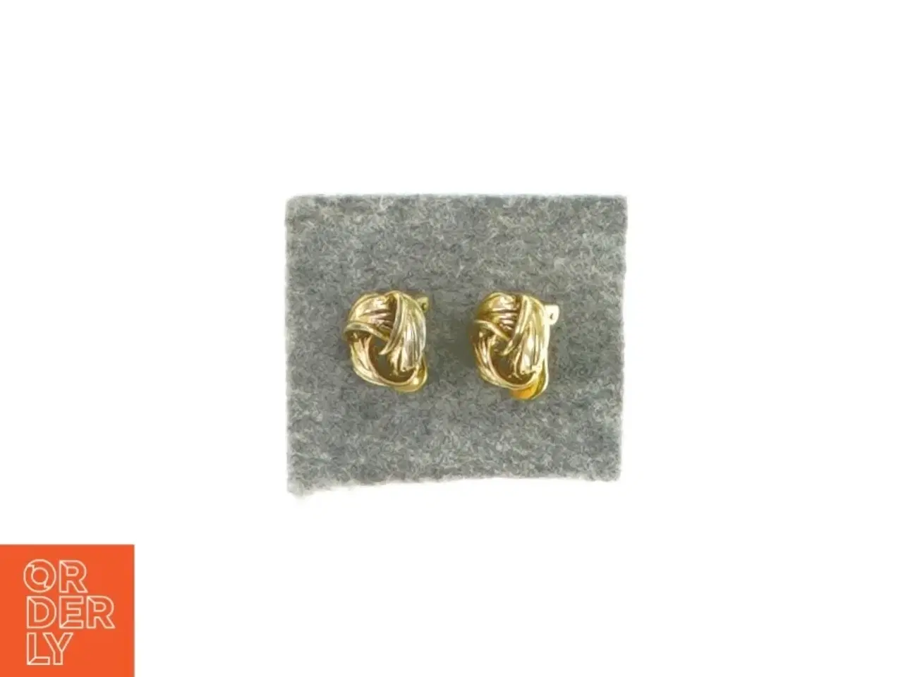 Billede 1 - Gyldne Clips øreringe (str. Ø: 2 cm)