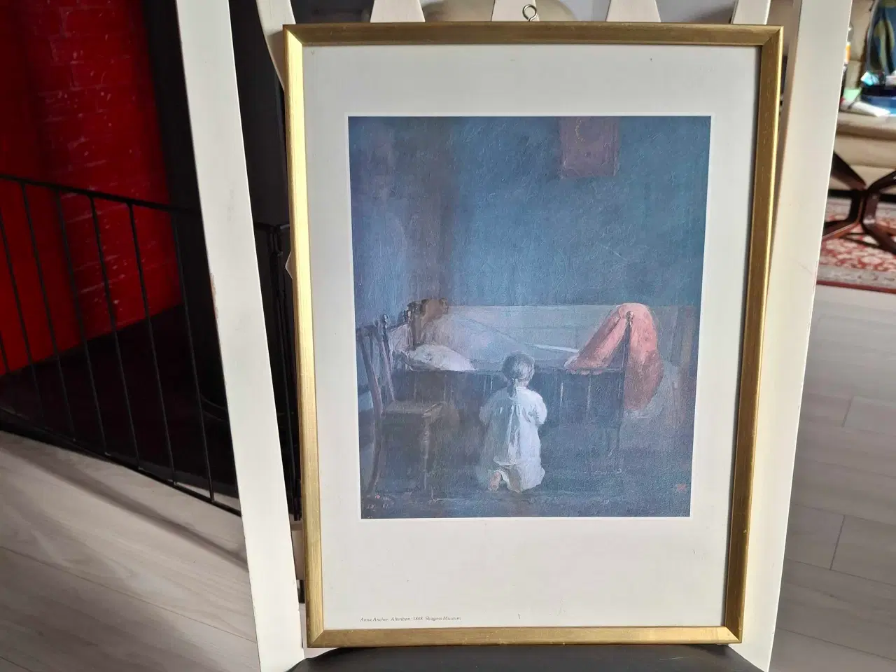 Billede 1 - Smukt Anna Ancher Tryk - "Aftenbøn" (1888) 