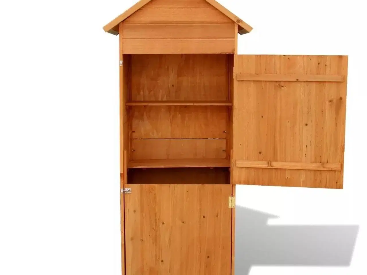 Billede 4 - Udendørs opbevaringsskab 42,5x64x190 cm brun