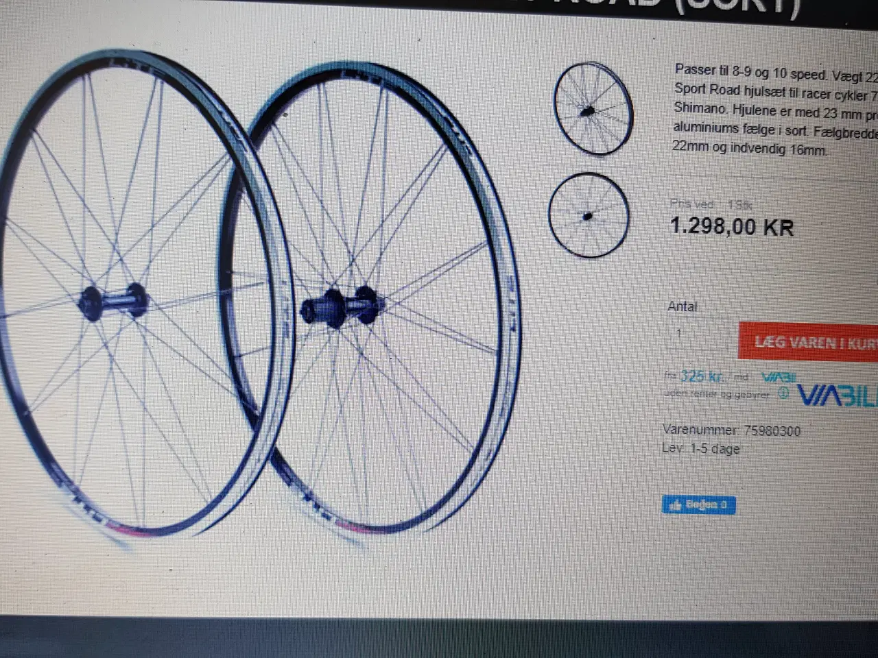 Billede 5 - Race dæk sæt. FAST PRIS!