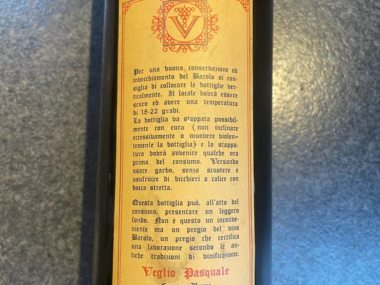 Billede 4 - Barolo rødvin fra årgang 1964 - Utrolig god stand