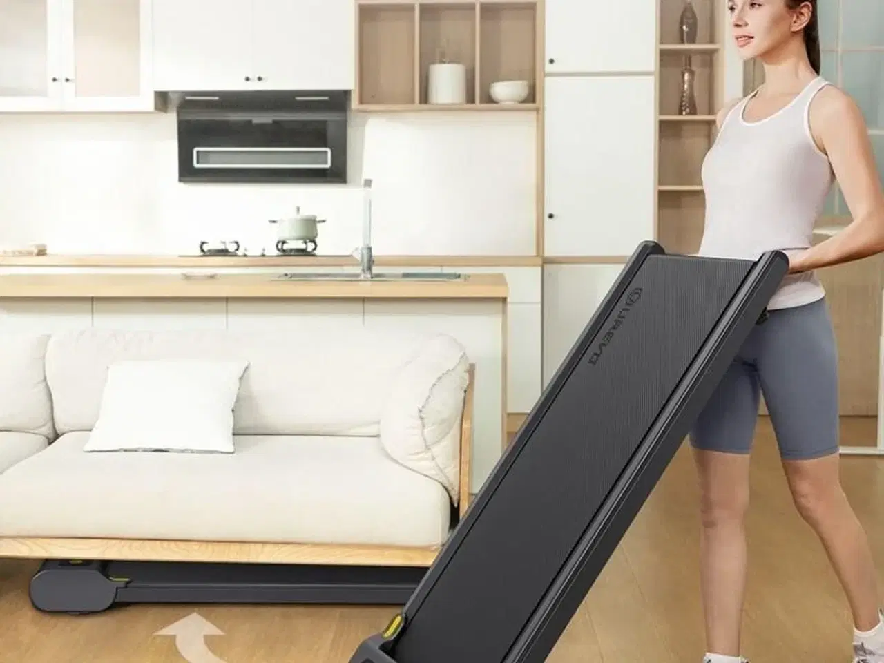 Billede 18 - Løbebånd walkingpad UREVO E3S – kompakt kontor- og hjemmetræning