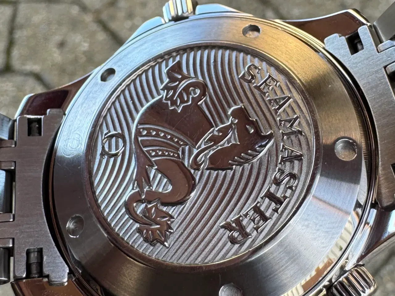 Billede 9 - Omega Seamaster 300 i blå til salg .