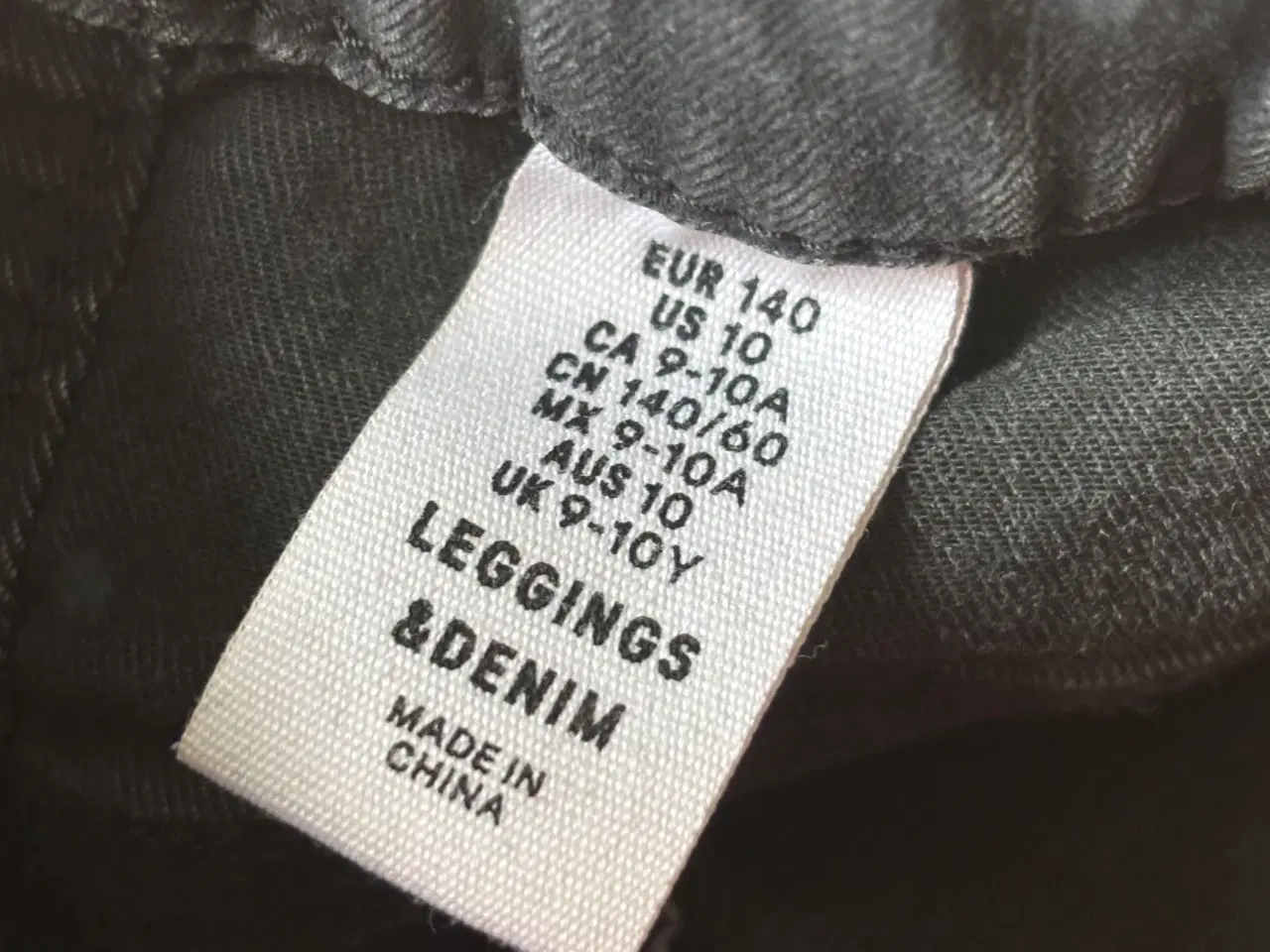 Billede 10 - H&M bukser : leggings pige str 140 sort bomuld