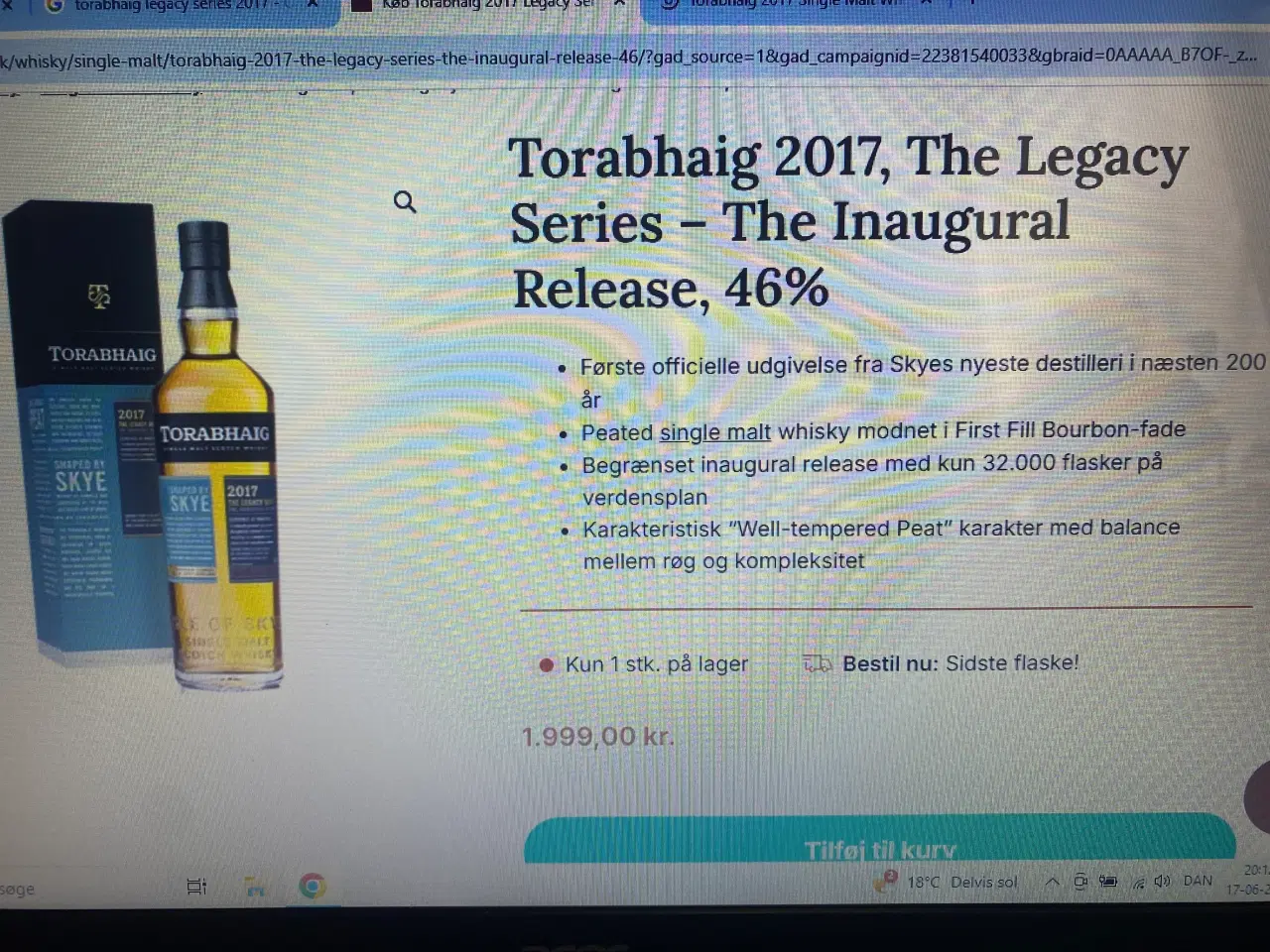 Billede 7 - Torabhaig single malt scotch whisky