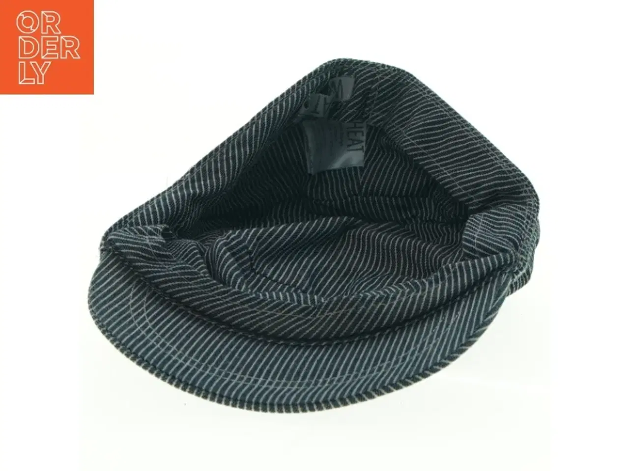 Billede 3 - Blå og hvid stribet flatcap fra Wheat (str. 54)