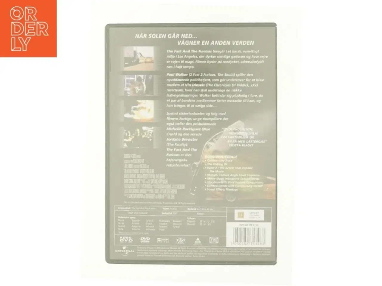 Billede 2 - Fast and the Furious fra DVD