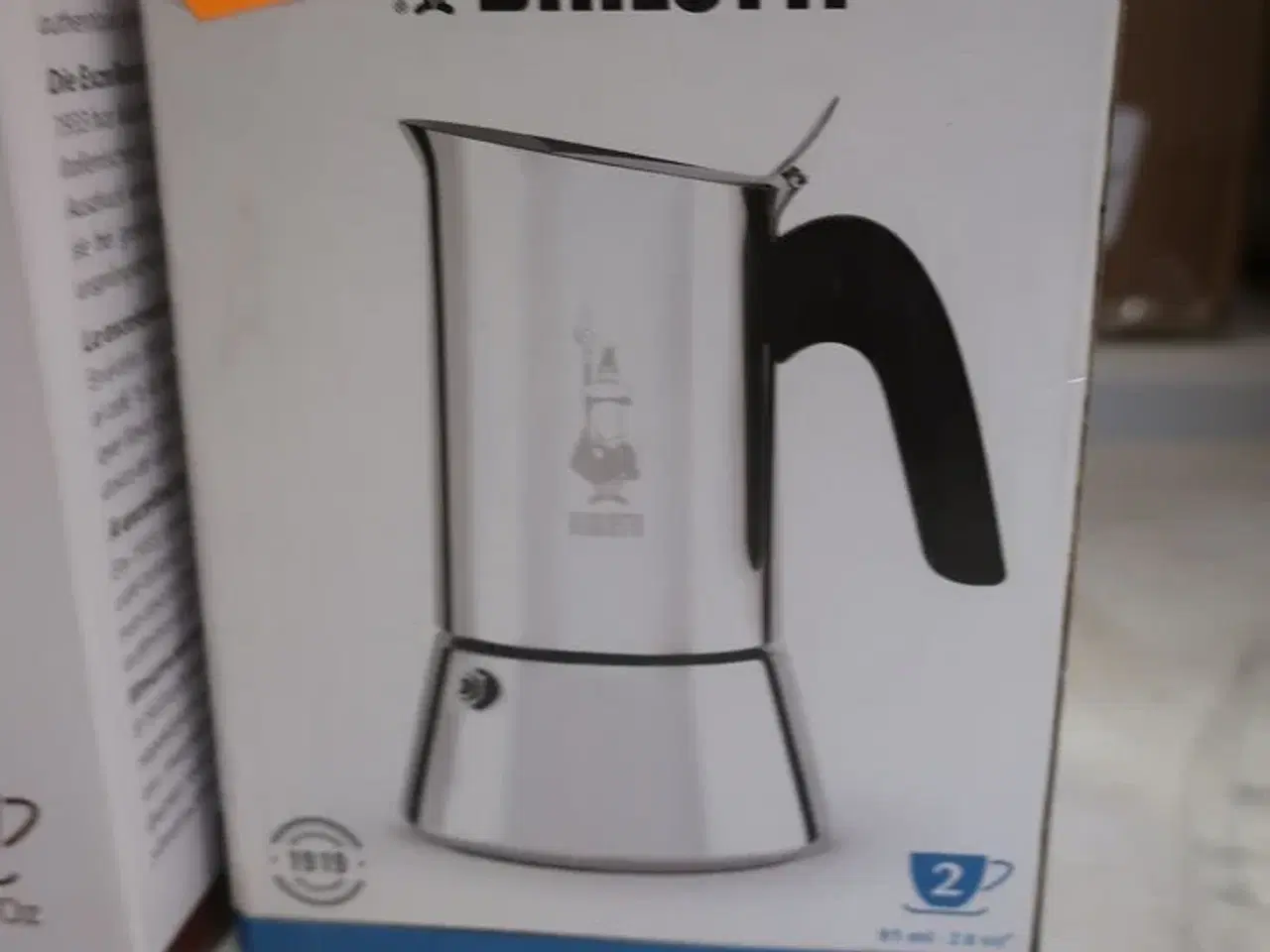 Billede 4 - Kaffekoger + 2 stk. reserve glaskander stempelkaffe BIALETTI