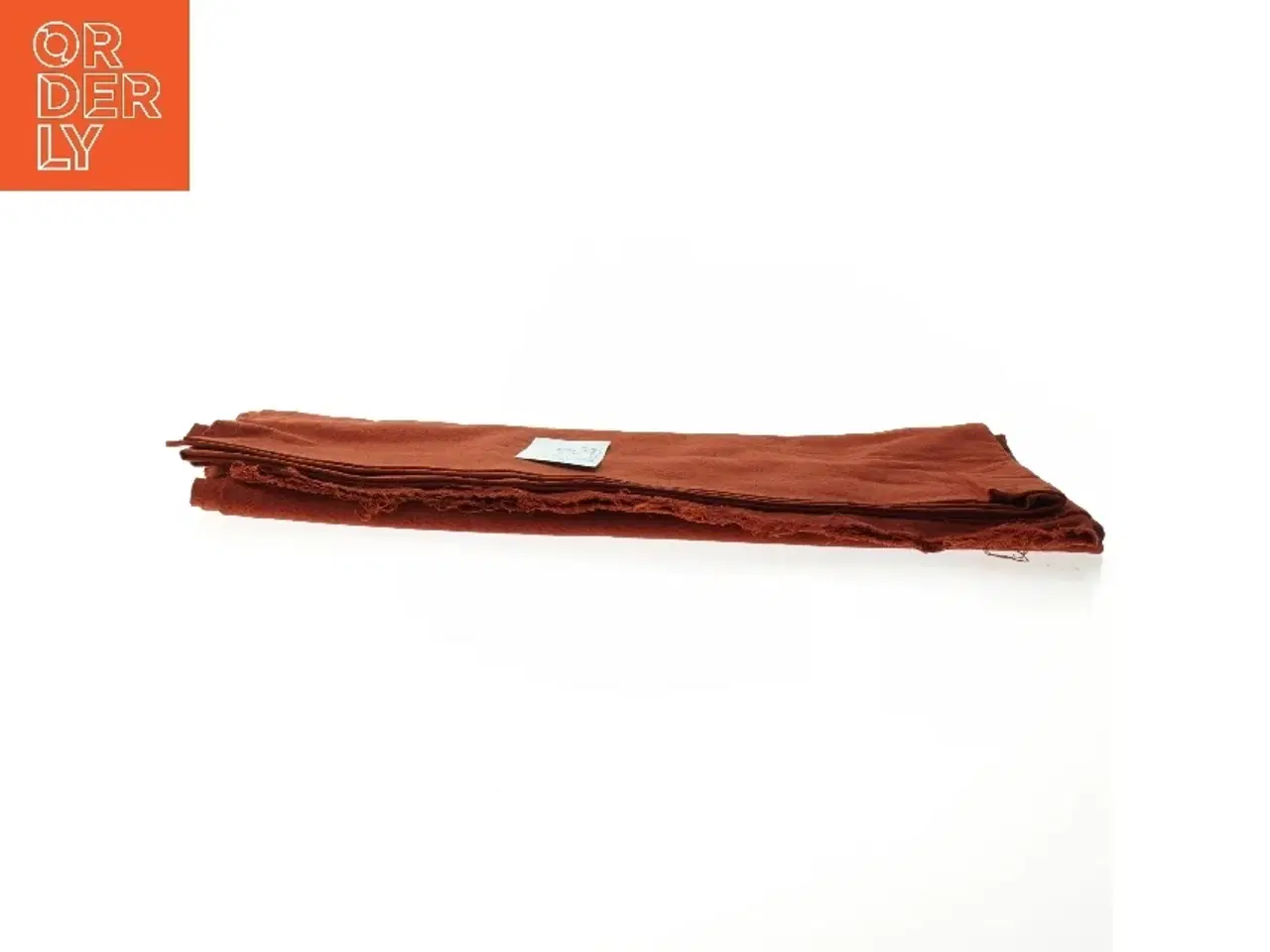 Billede 3 - Rustbrun bomuld (str. 150 x 150 cm)