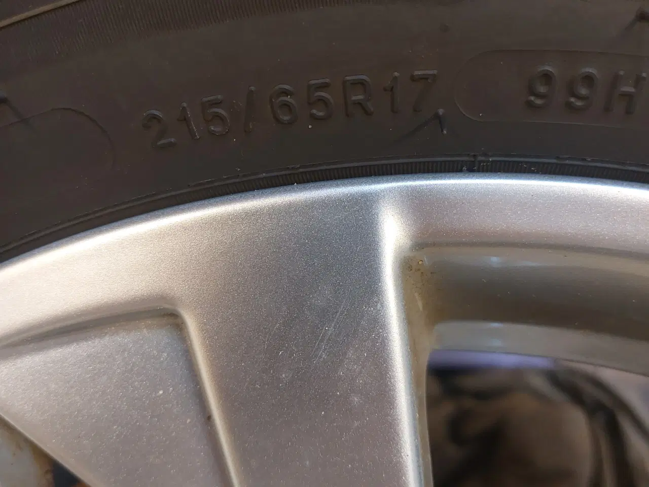 Billede 3 - Original Peugeot 3008 alufælge med vinterdæk