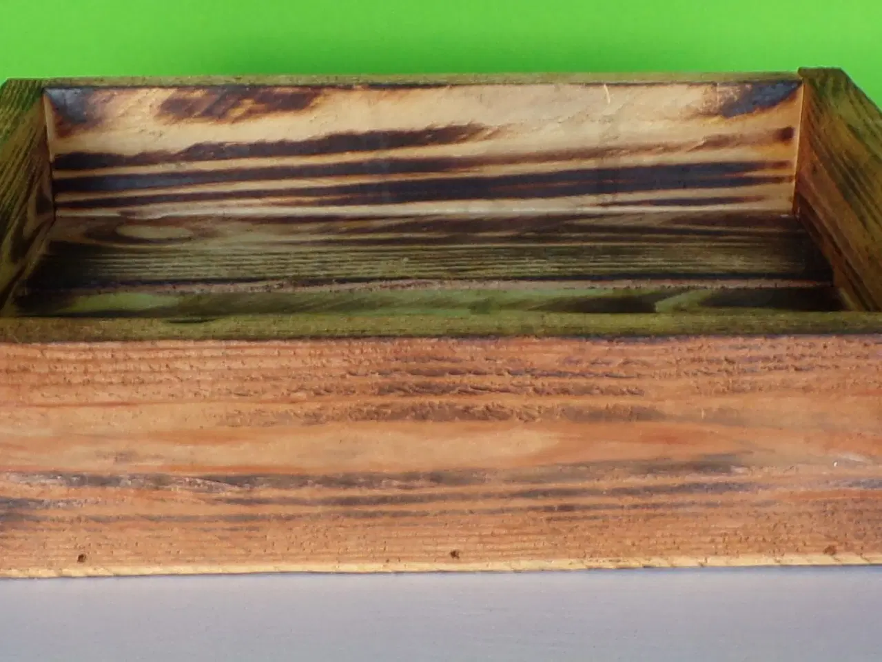 Billede 5 - NY Håndlavet Trækasse / Træbakke