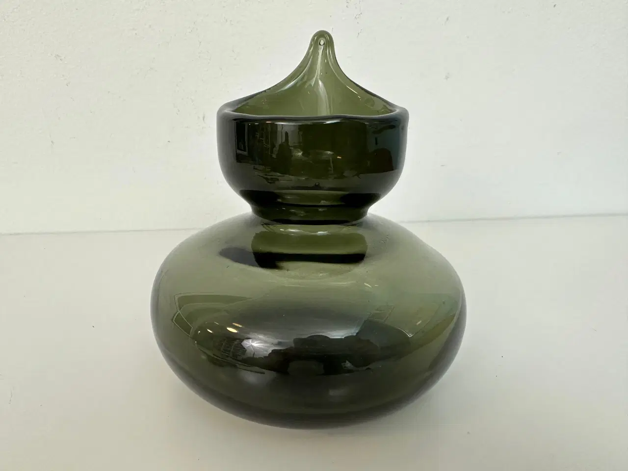 Billede 6 - Glas vase (Holmegaard?)