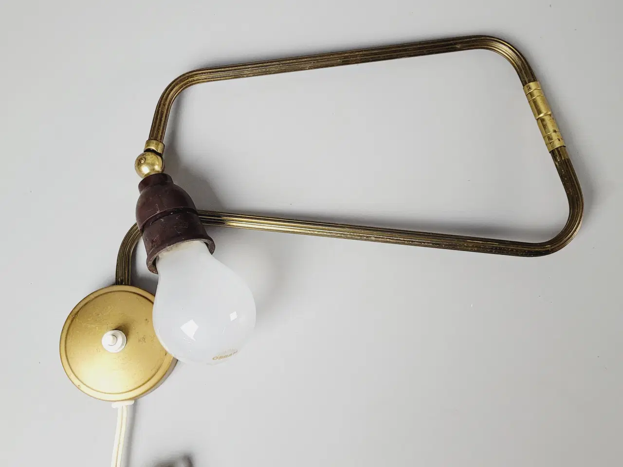 Billede 6 - ⭐️· Vintage Væglampe / Udtrækslampe af E.S. Horn -