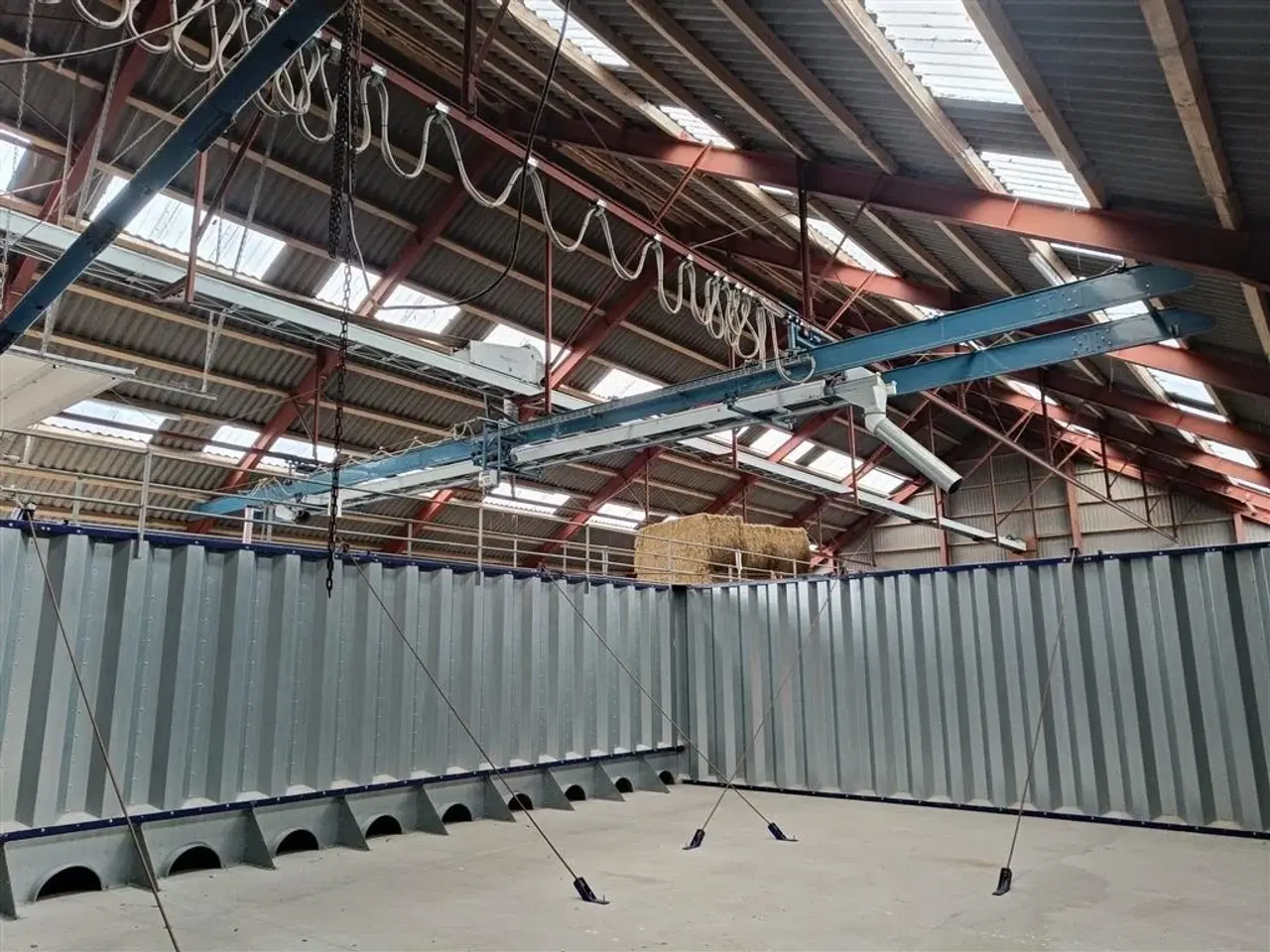 Billede 1 - Kongskilde BCA 45 kornbånd ca 32 meter med afkaster stol