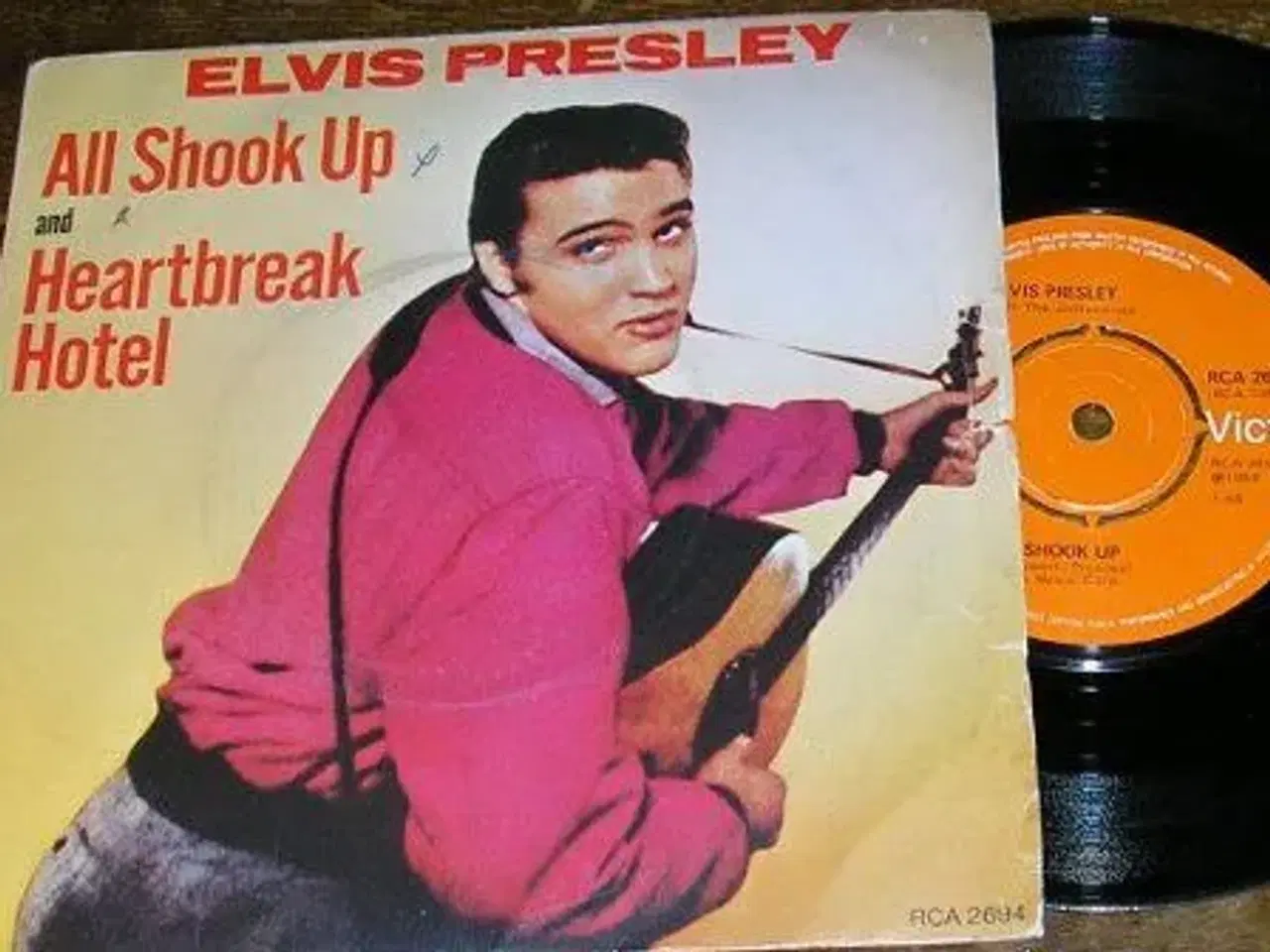 Billede 1 - single med Elvis Presley