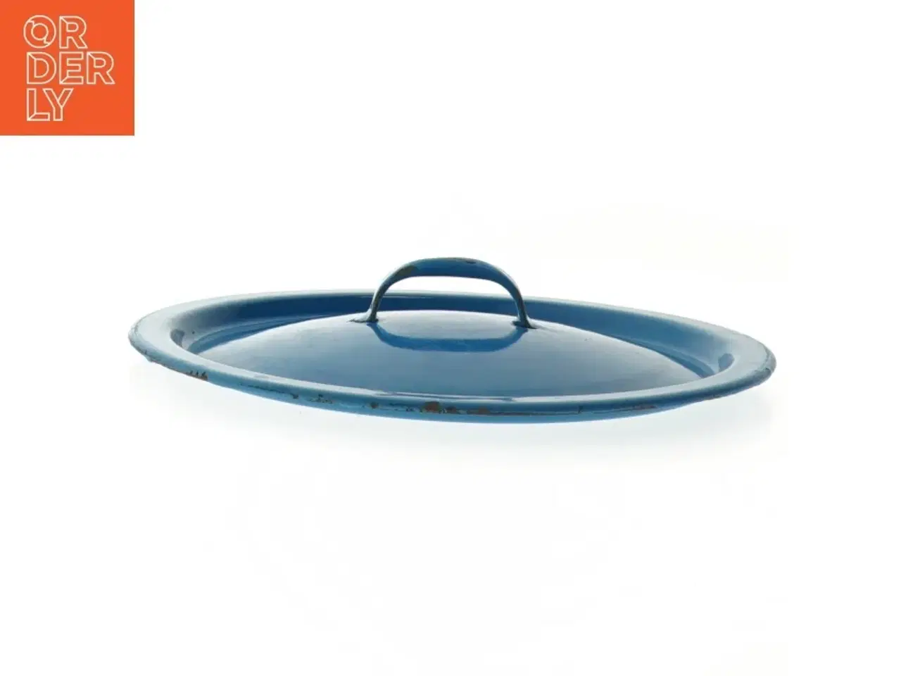 Billede 4 - Blå låg til gryde (str. Ø 20 cm)