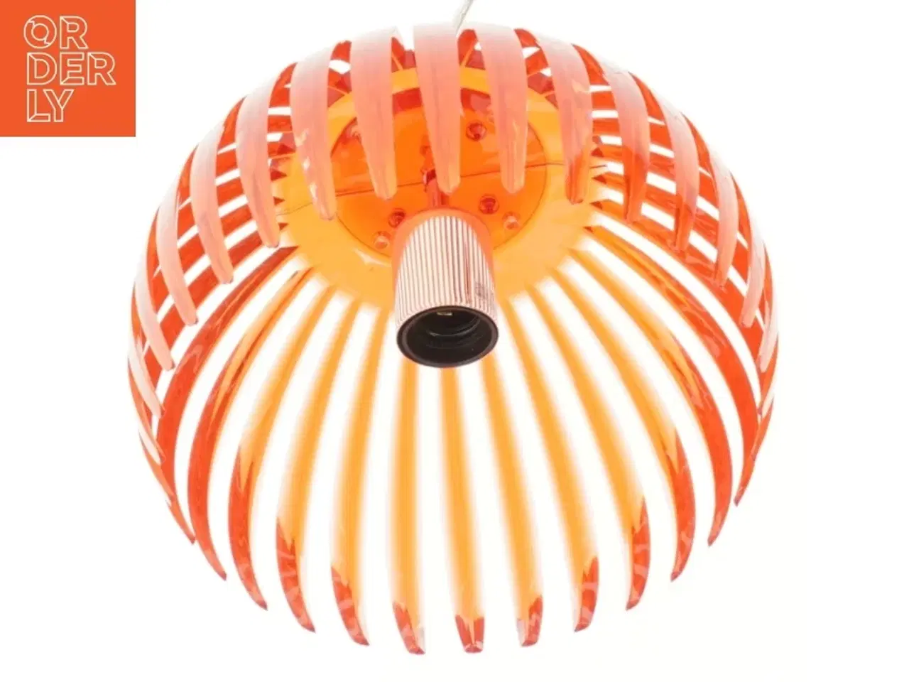 Billede 2 - Rød pendellampe fra lampeguru (str. Ø 24 cm)