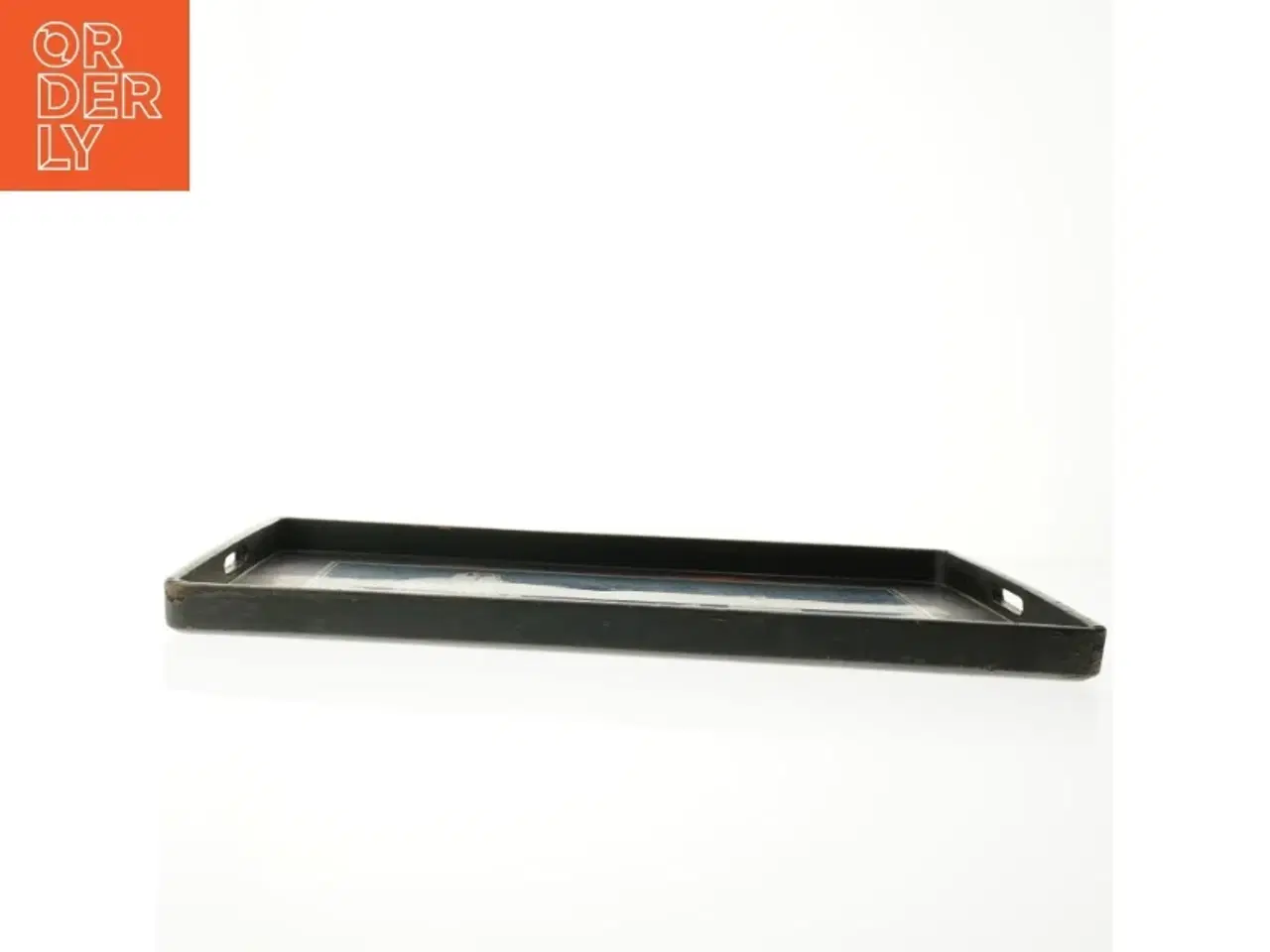 Billede 3 - Dekorativ bakke med asiatiske motiver (str. 58 x 29 cm)