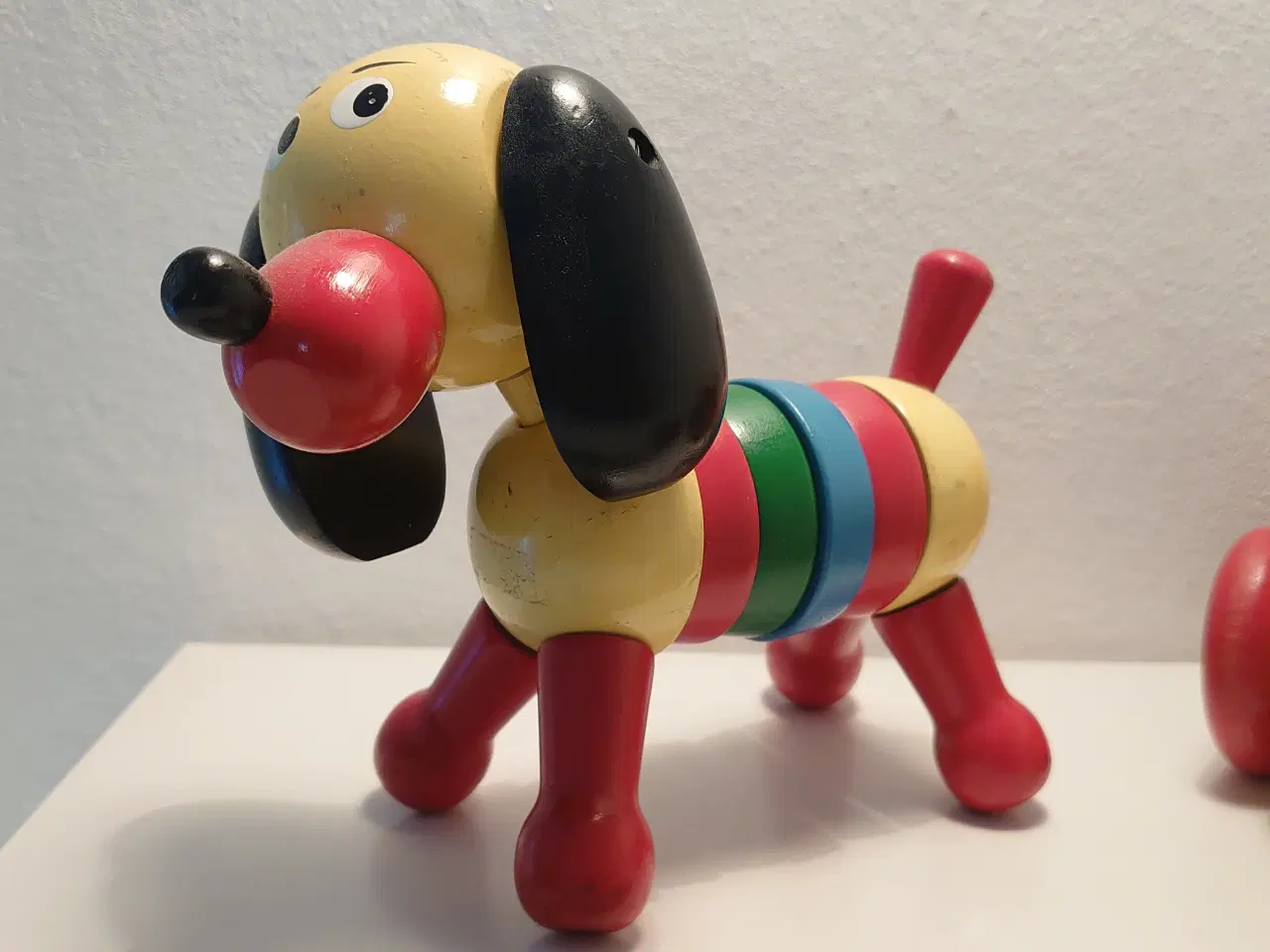 Billede 2 - 4 stk vintage trælegetøj. 3 stk Brio.