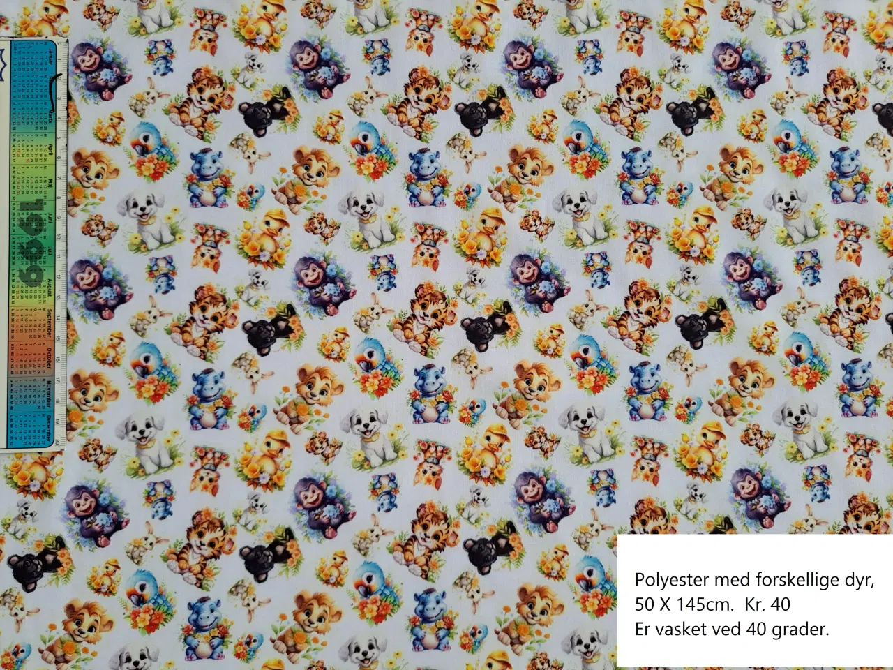 Billede 8 - Polyester og bomuldsstof.