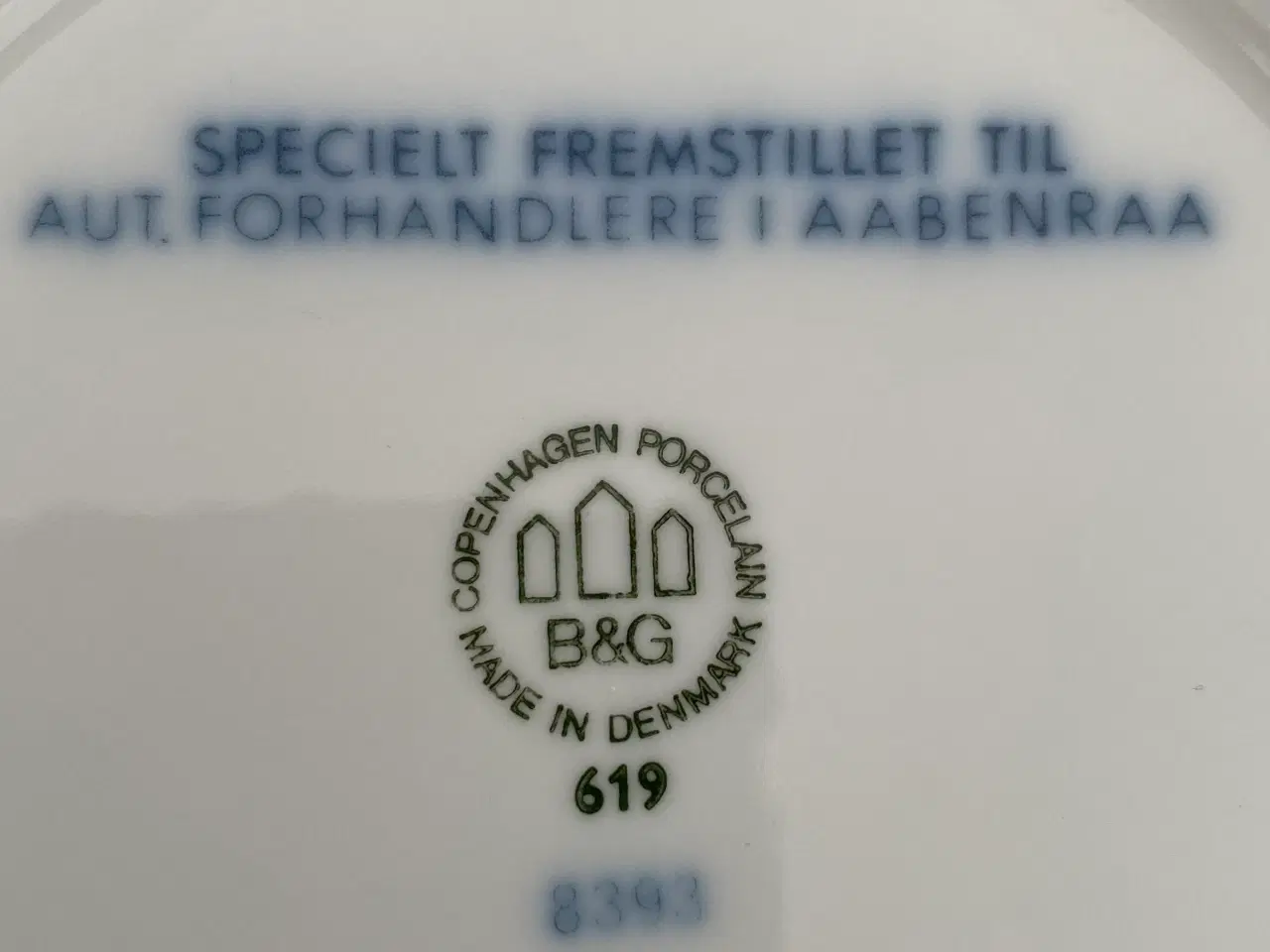 Billede 3 - Aabenraa - B&G platte 8393, Bing & Grøndahl