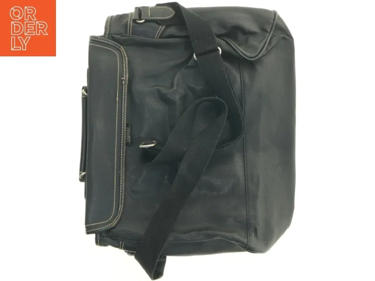 Billede 6 - Sort skuldertaske (str. 40 x 34 cm)