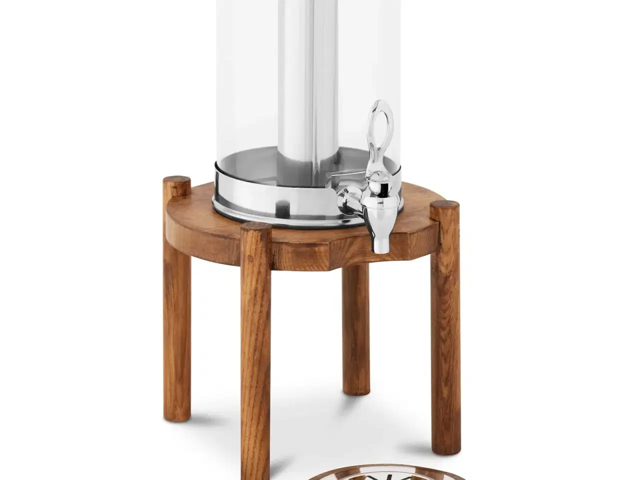 Billede 1 - Saftdispenser 7 liter – lys træstander
