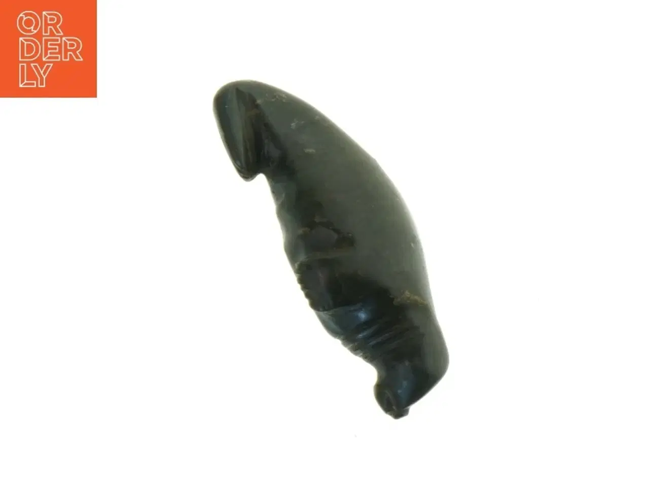 Billede 2 - Grønlandica. Stenfigur af sæl (str. 9 cm)