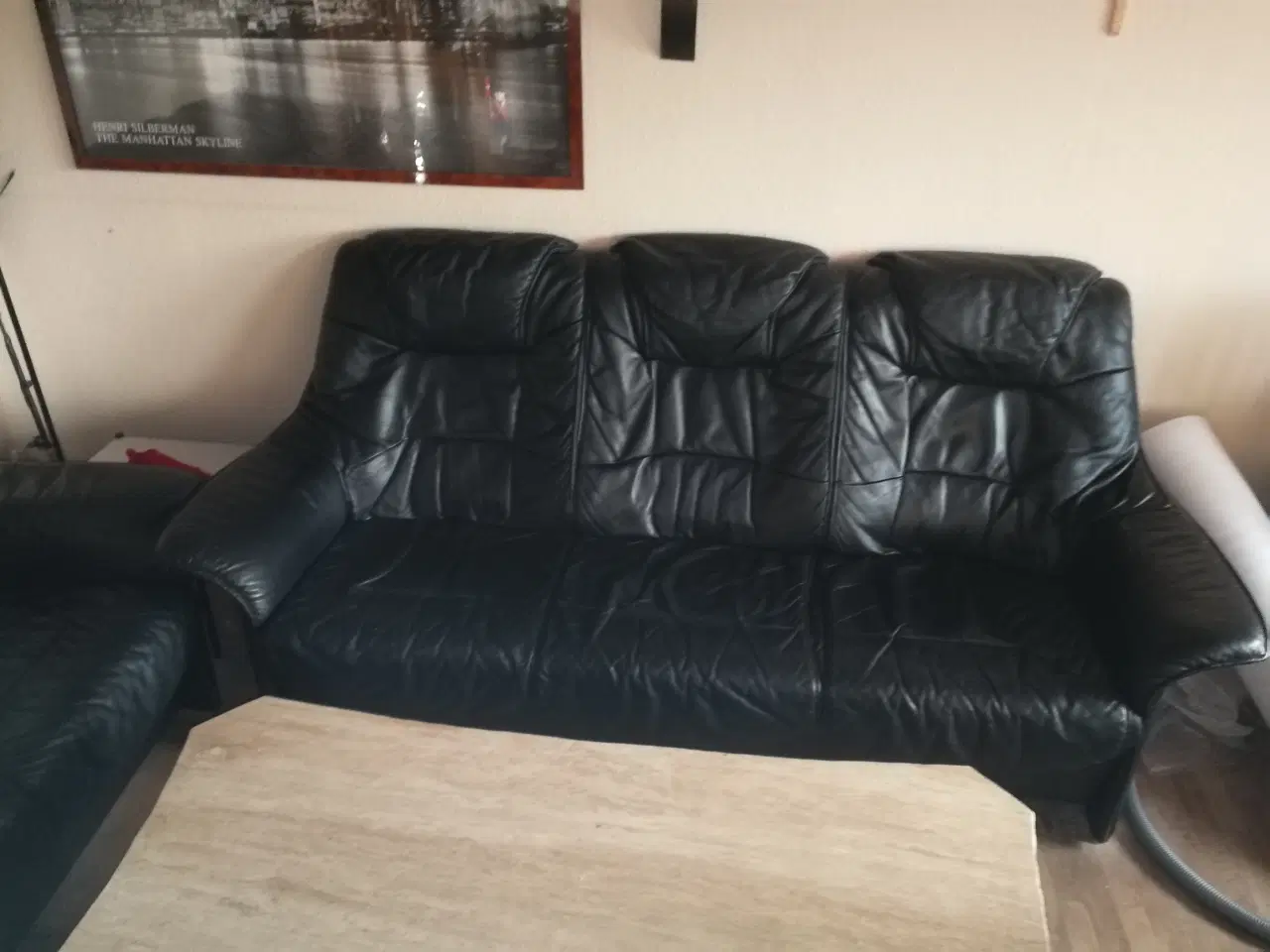 Billede 1 - Lækre Lædersofaer både 3+2 personers