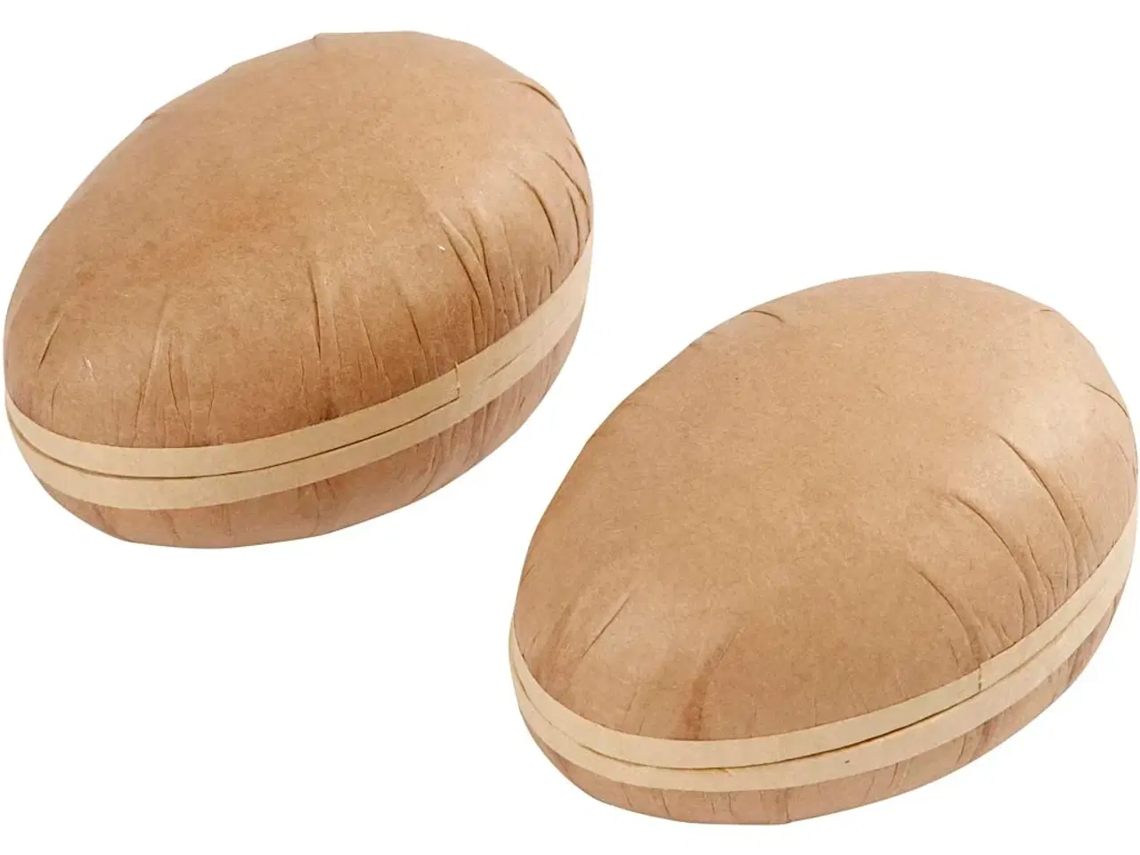 Billede 1 - To-delte æg i pap, 12 cm - 16 stk. til dekoration