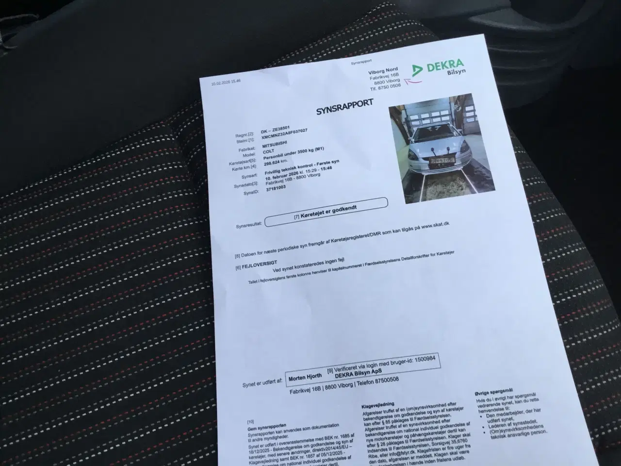 Billede 5 - Mitsubihi colt 1.1 cz3 træk 750 kg sædevarme mm 