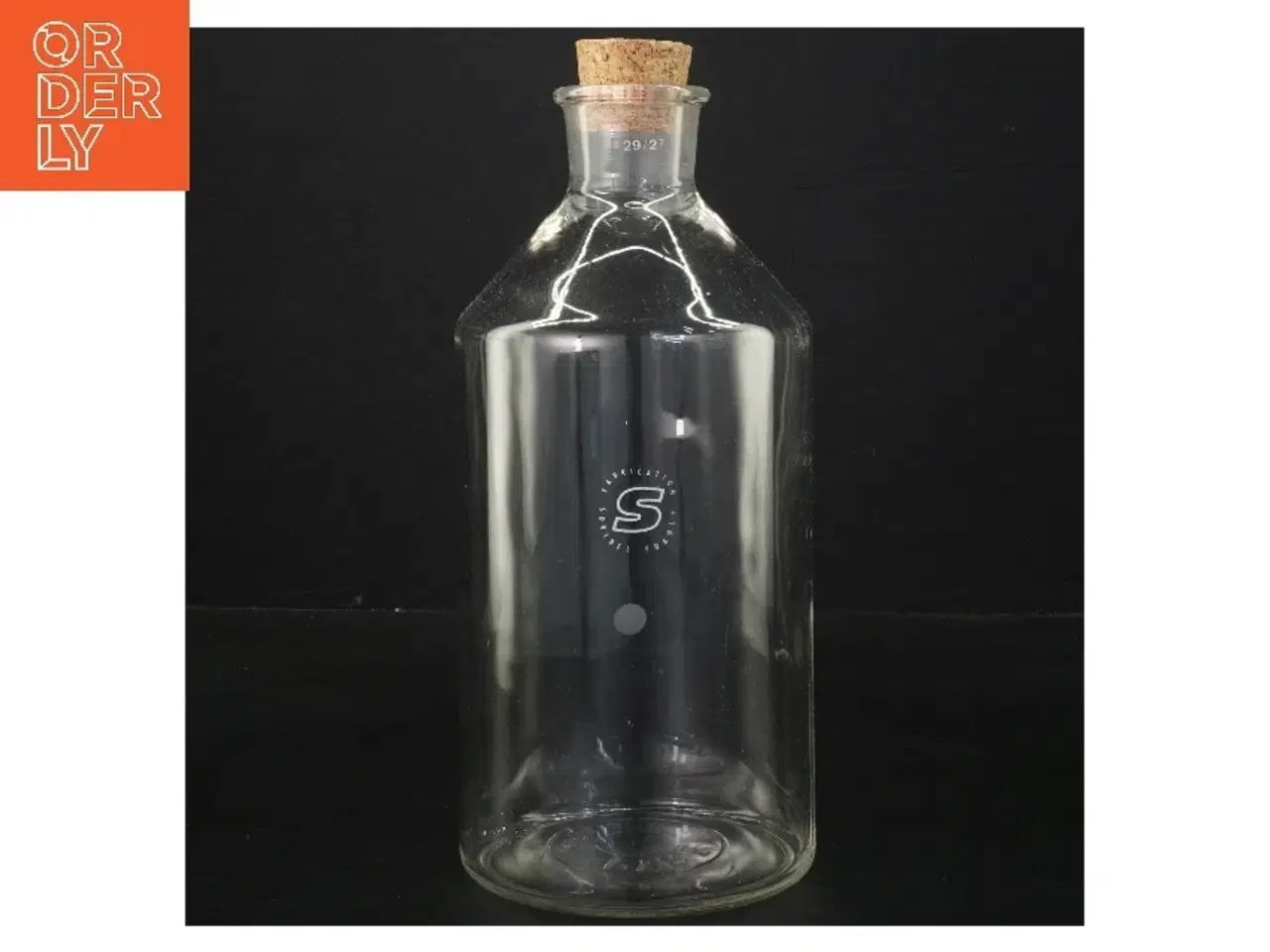 Billede 1 - Pyrex flaske med korkprop fra Pyrex (str. 24 cm)