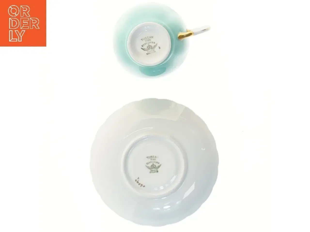 Billede 3 - Te kop med underkop fra Tuscan (str. Ø 14 cm)