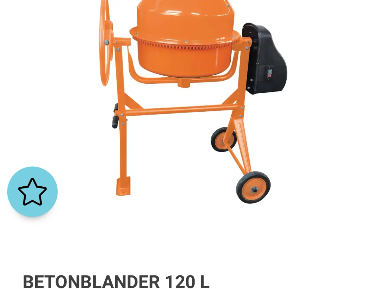 Billede 1 - Betonblander 120 l