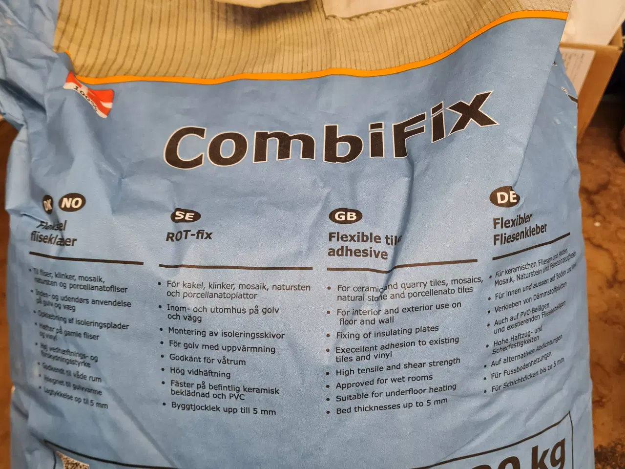 Billede 4 - Alfix Combifix Fliselim grå