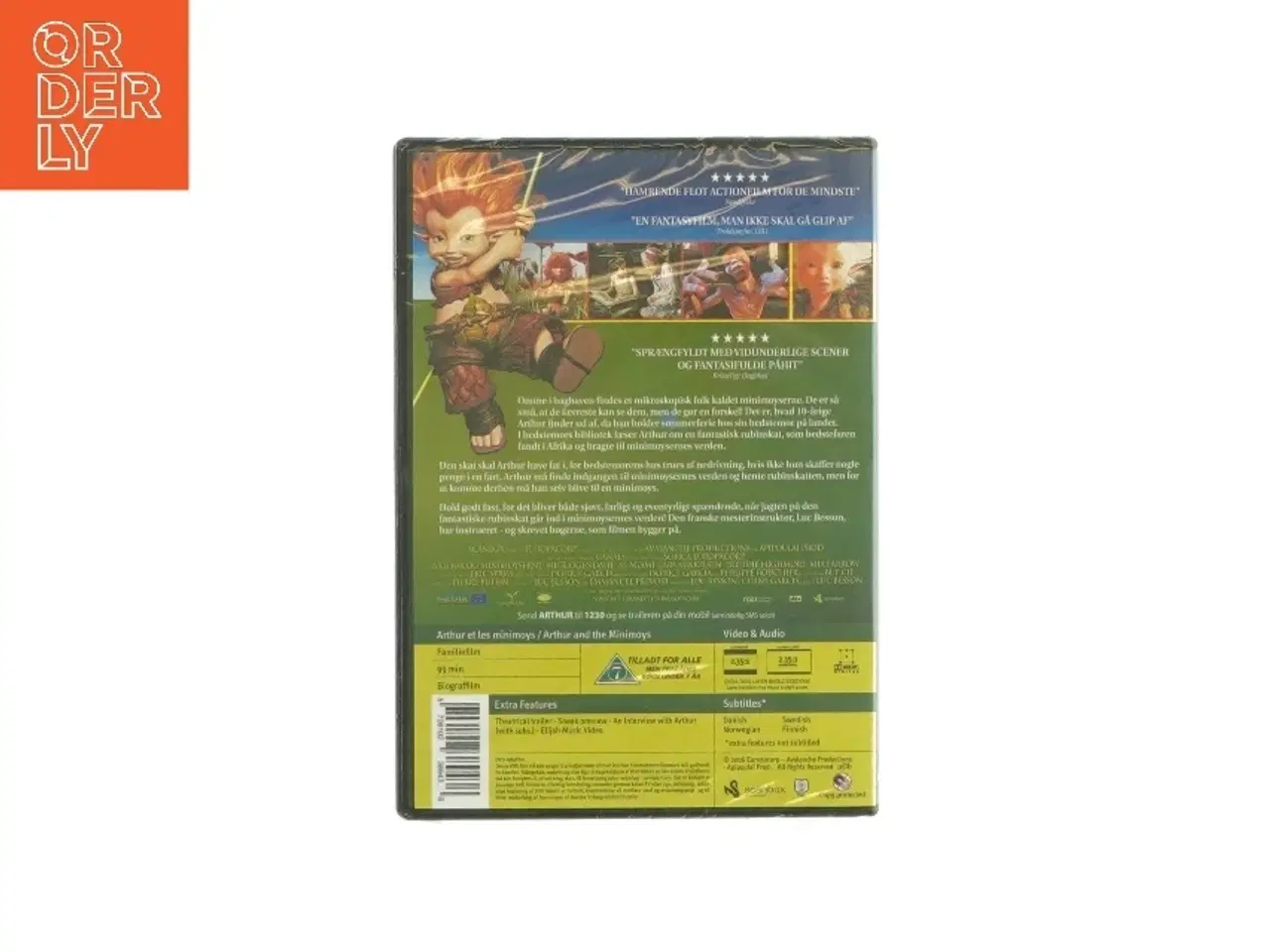 Billede 2 - Arthur og minimoyserne (DVD)