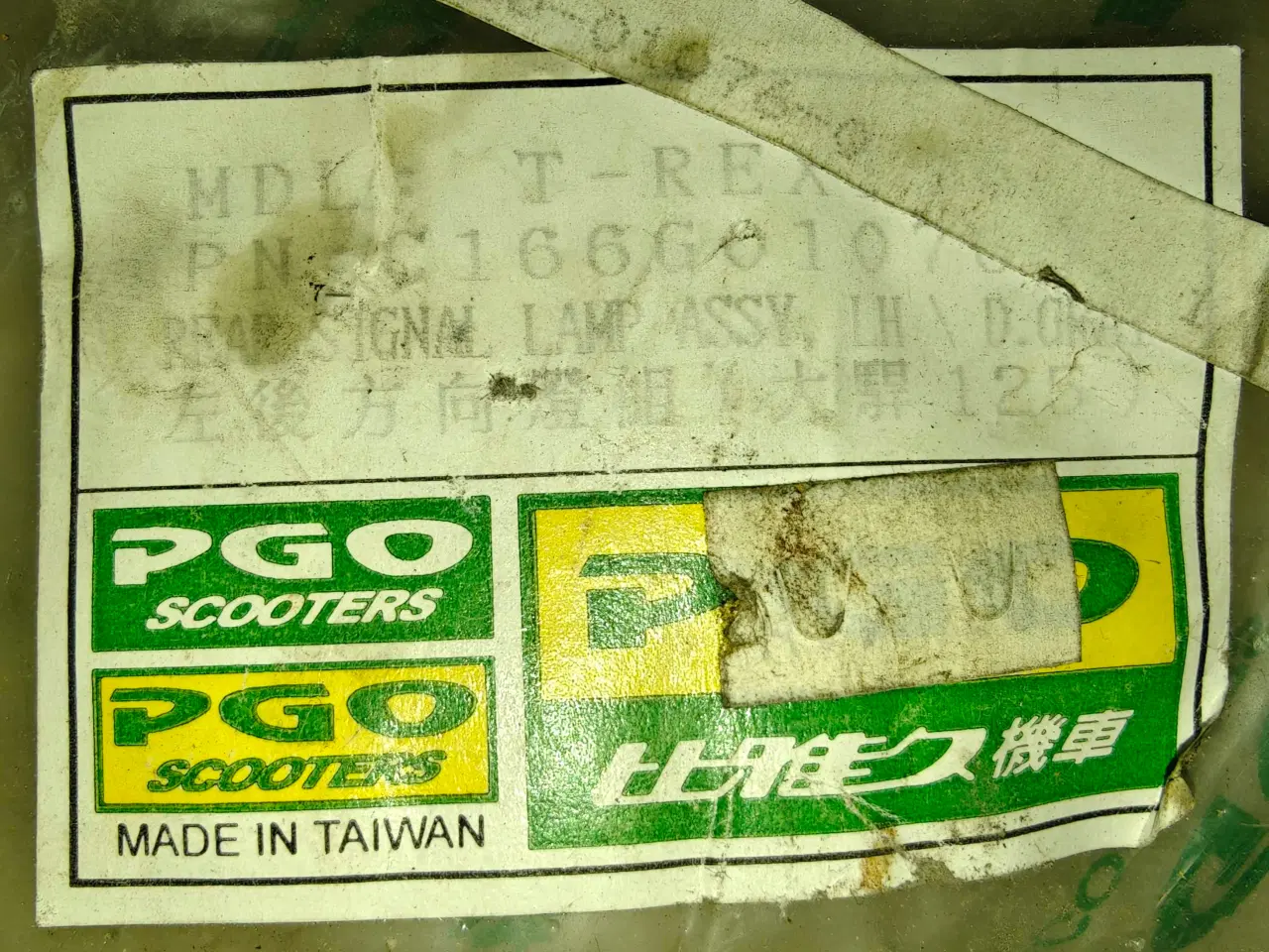 Billede 2 - PGO Dr.Big/T-Rex 50-110-150. Ny Original Blinklys