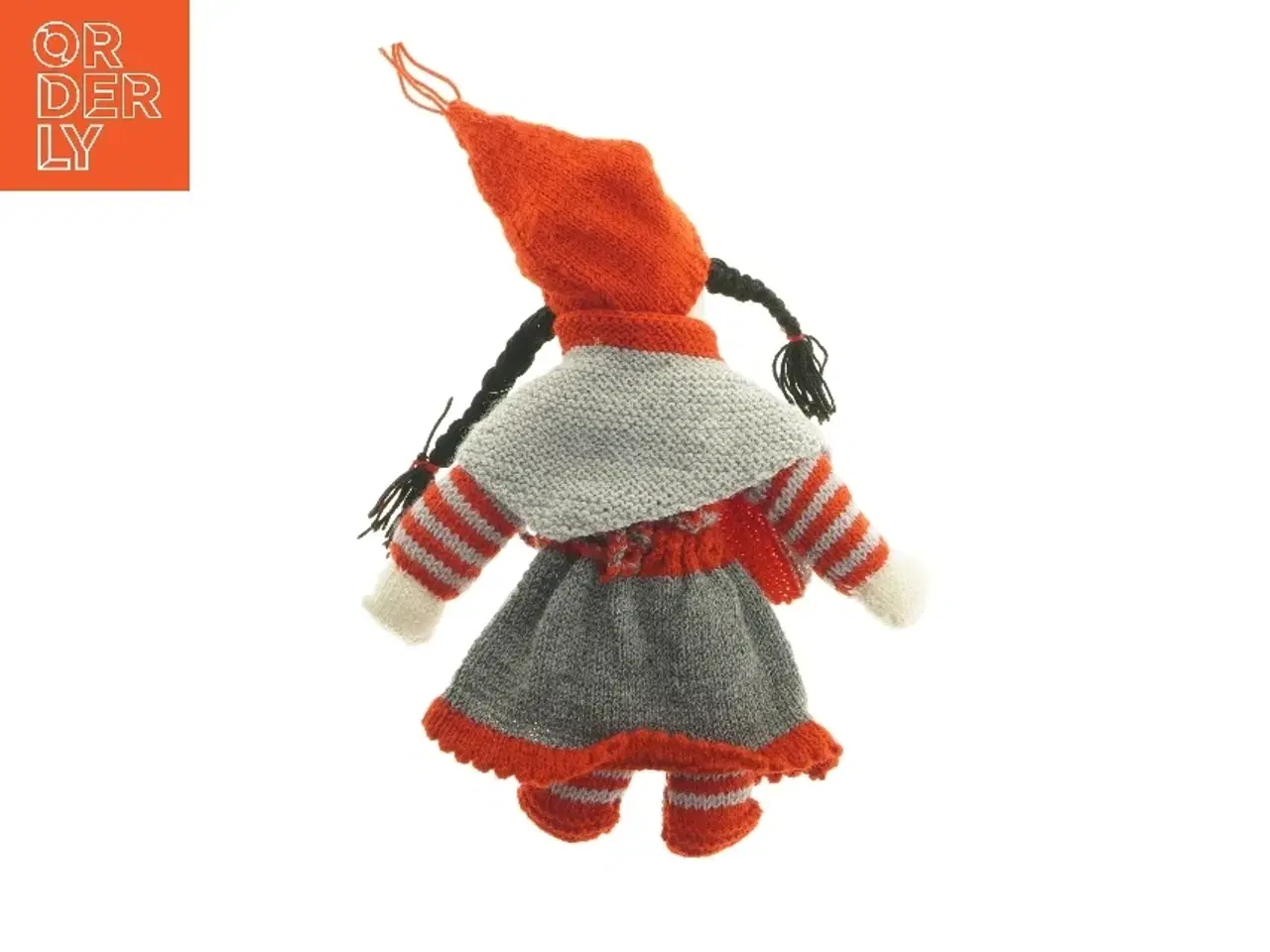 Billede 2 - Strikket nissedukke (str. 37 cm)