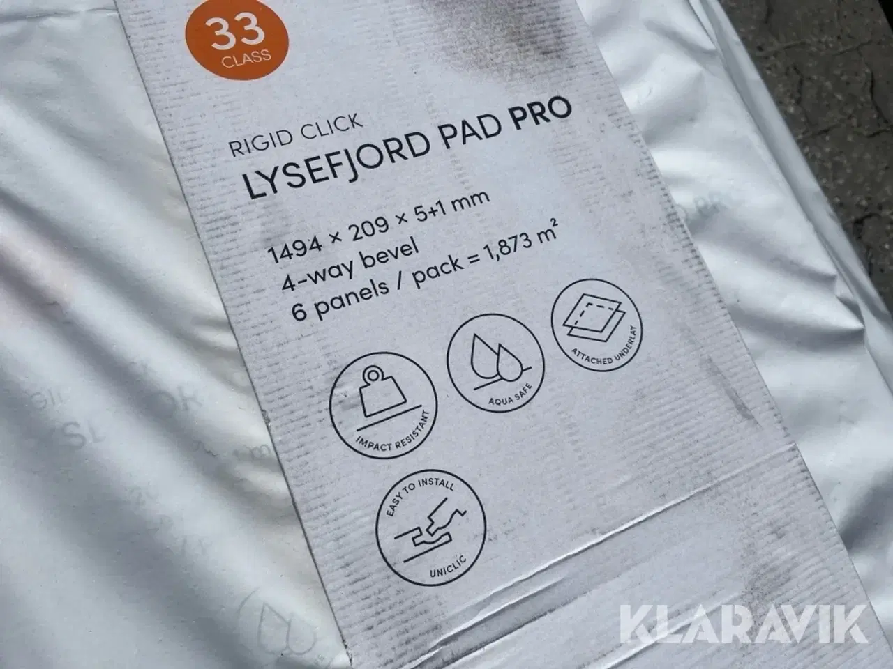 Billede 2 - Venyl gulv Pergo Lysefjord 7 pakker 13m2