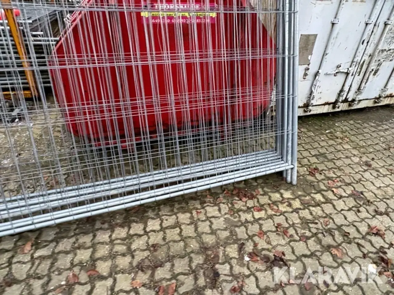 Billede 8 - Byggepladshegn med stativ 31 styk