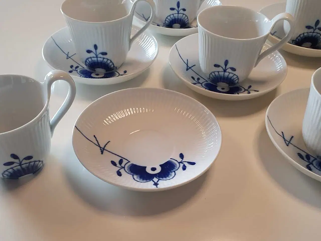 Billede 1 - 6 stk. Blå mega riflet