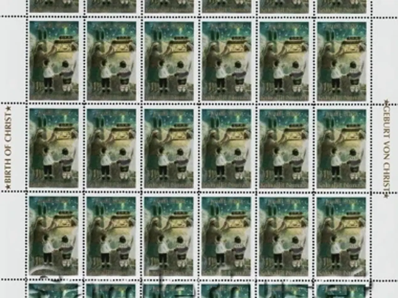 Billede 1 - Grønland Julemærkeark 2006