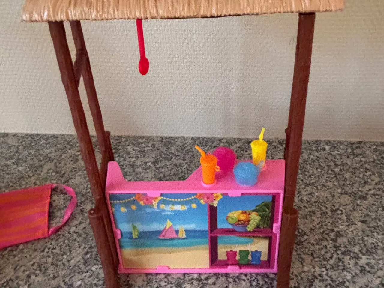 Billede 9 - Barbie strandleg med dukke, hængekøje og strandhus